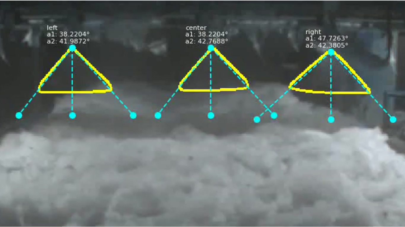 ClearVision tracking glue nozzle output on a production line