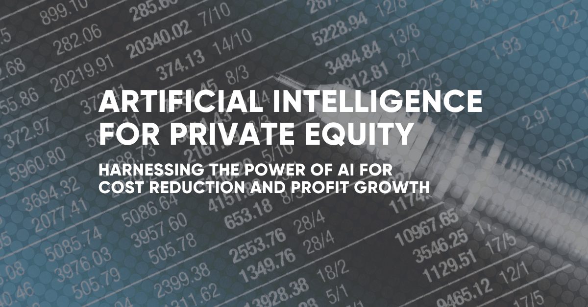 Artificial Intelligence for Private Equity Portfolio Companies: Harnessing the Power of AI for Cost Reduction and Profit Growth
