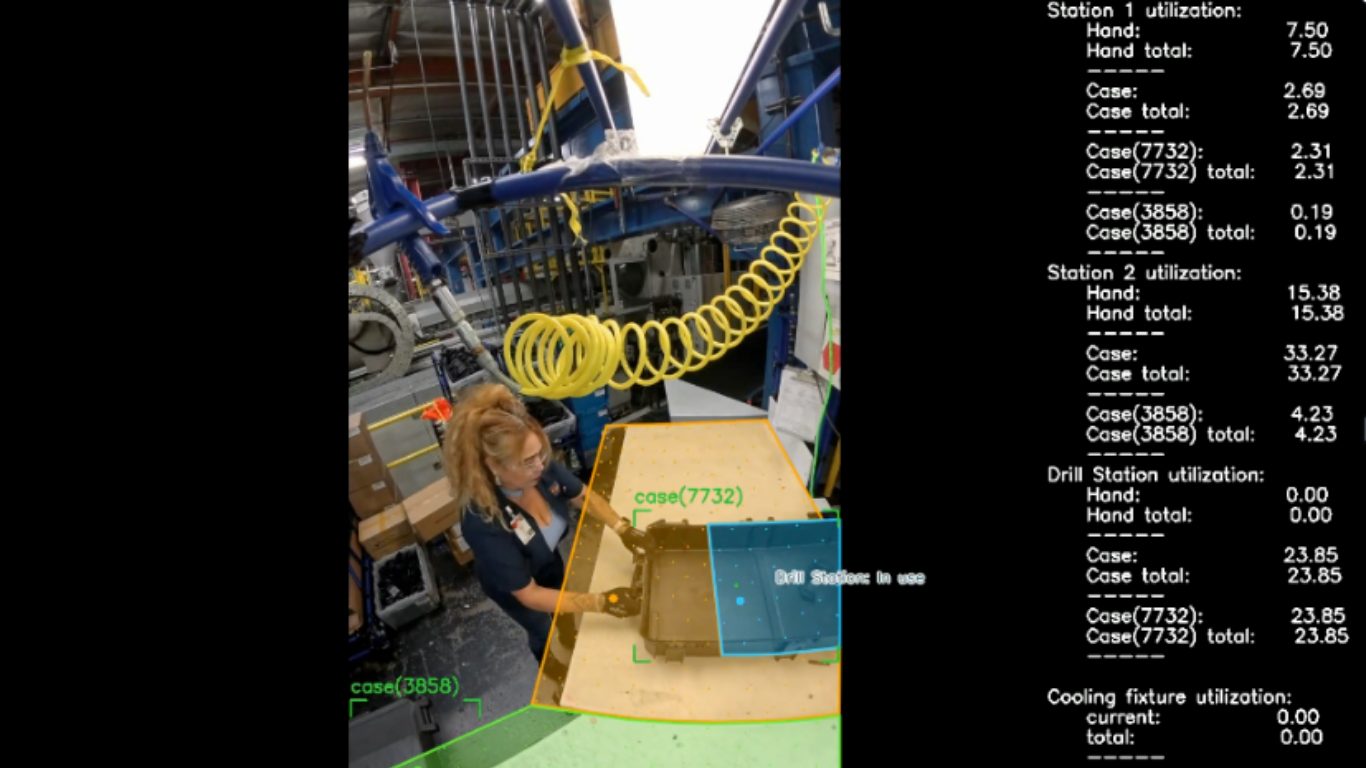 Vision AI verifying an assembled product