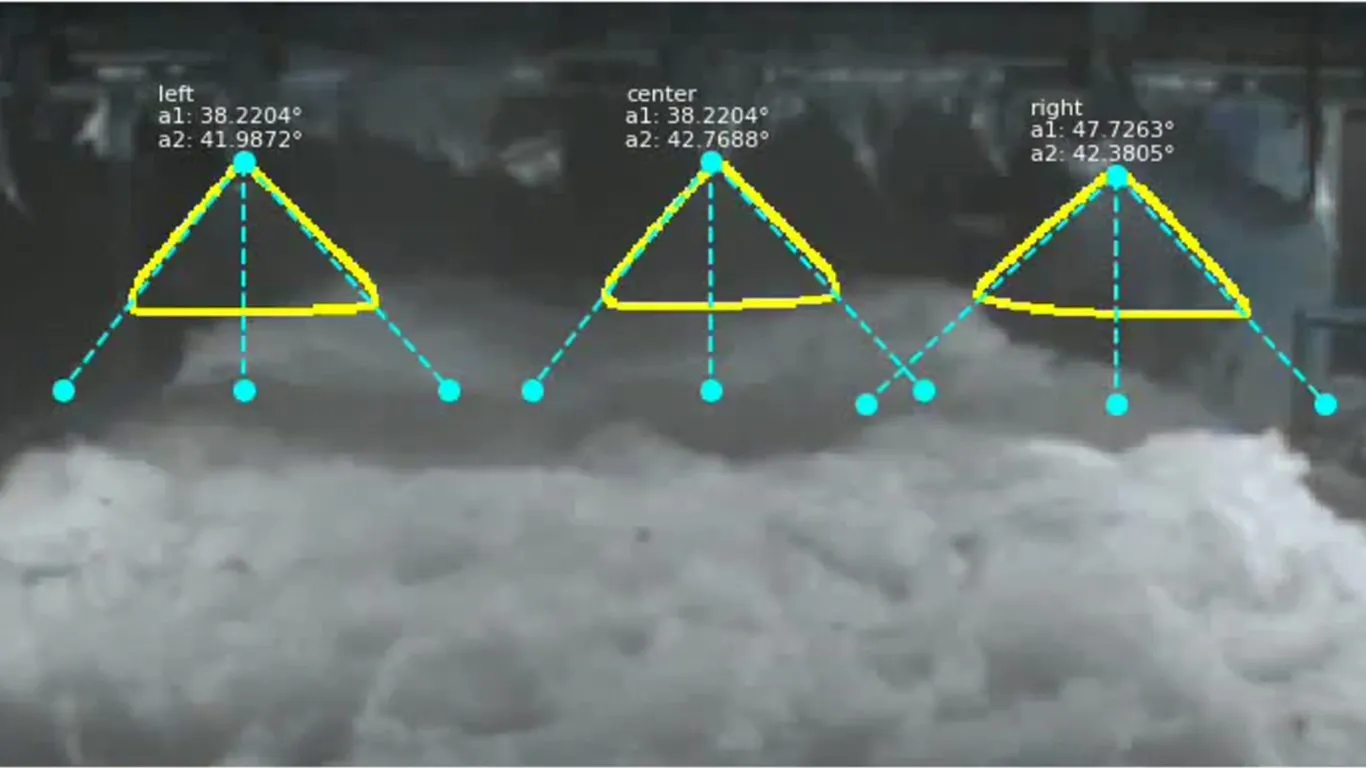 ClearVision tracking glue nozzle output on a production line