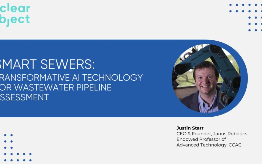 Webinar Recording: Smart Sewers – AI for Wastewater Pipeline Analysis